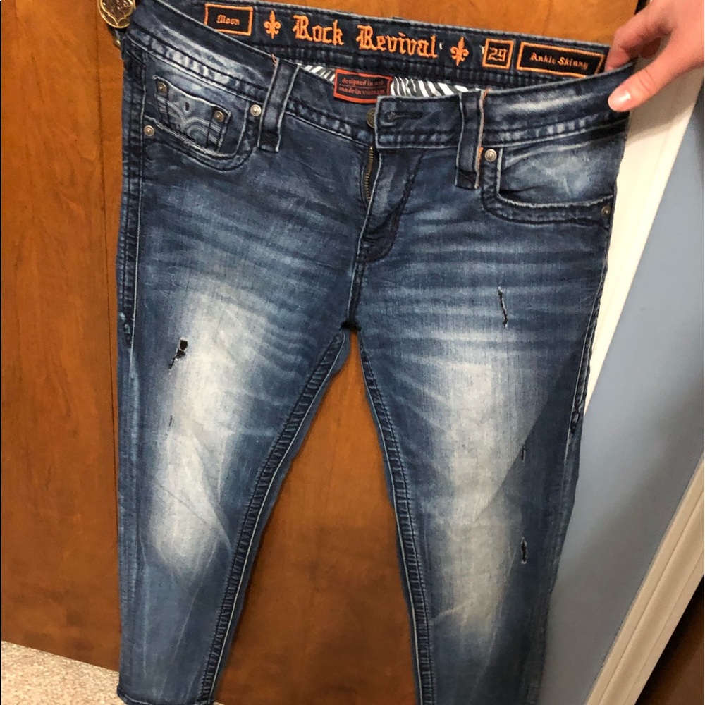Rock revival ankle skinny